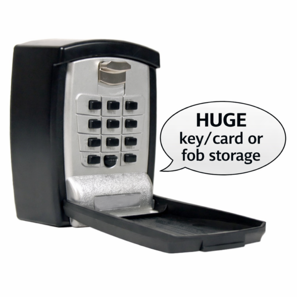 Push Button Wall Mounted Lock Box (SH011) | Weatherproof | SurelockHomes