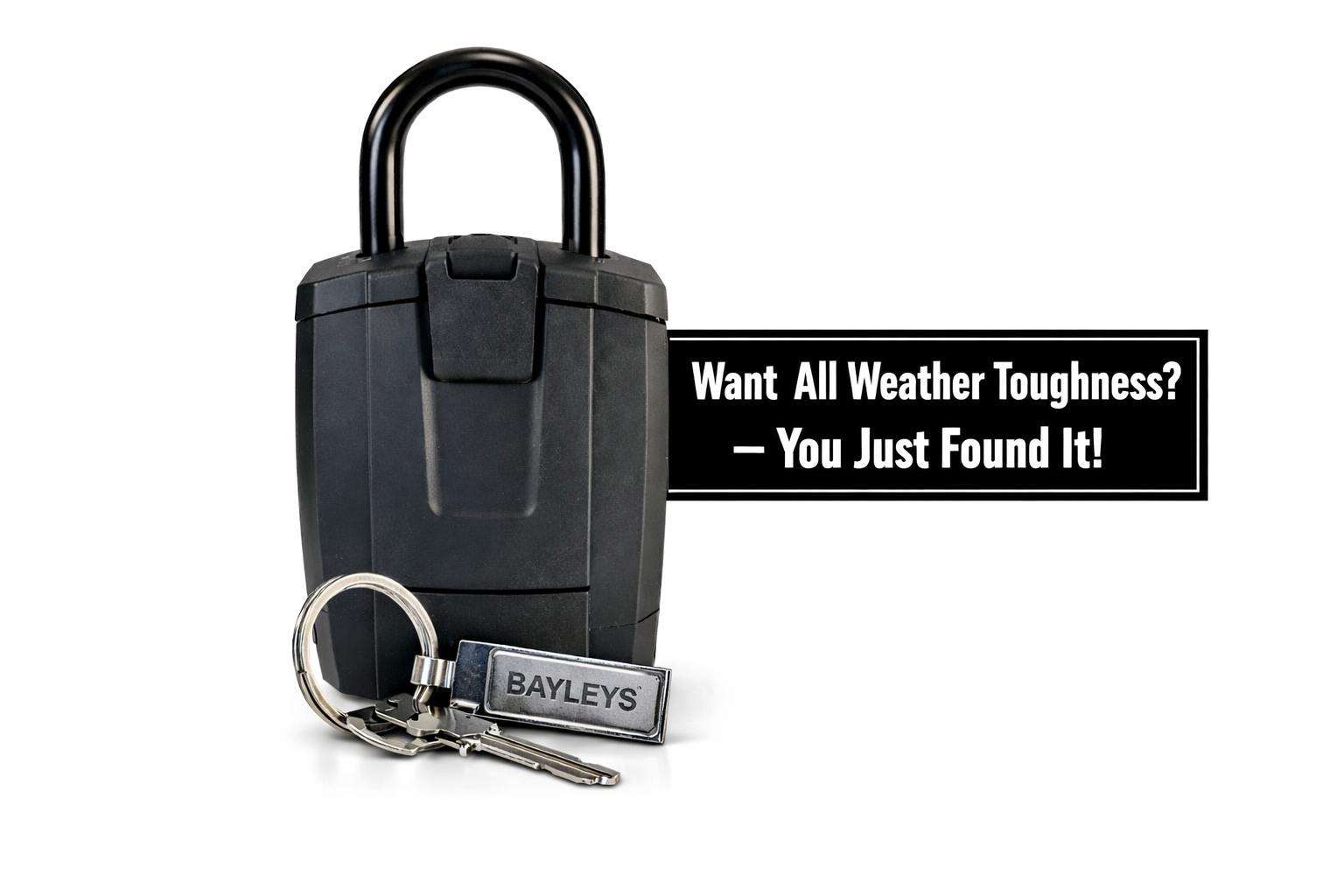 100% Waterproof Shackle Lock Box (SH008)