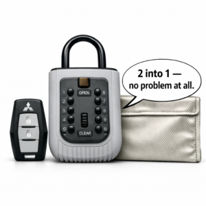 Car Key Lock Box – Push Button (SH001+ Car Edition)
