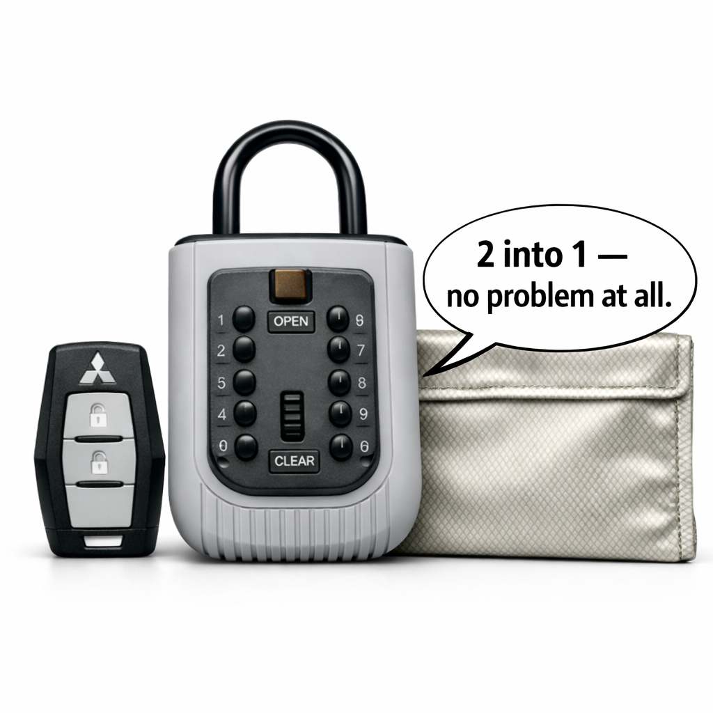 Car Key Lock Box – Push Button (SH001+ Car Edition)